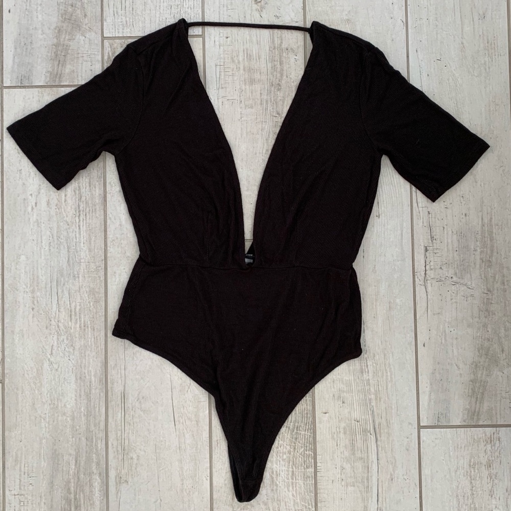 American Apparel thong bodysuit size large